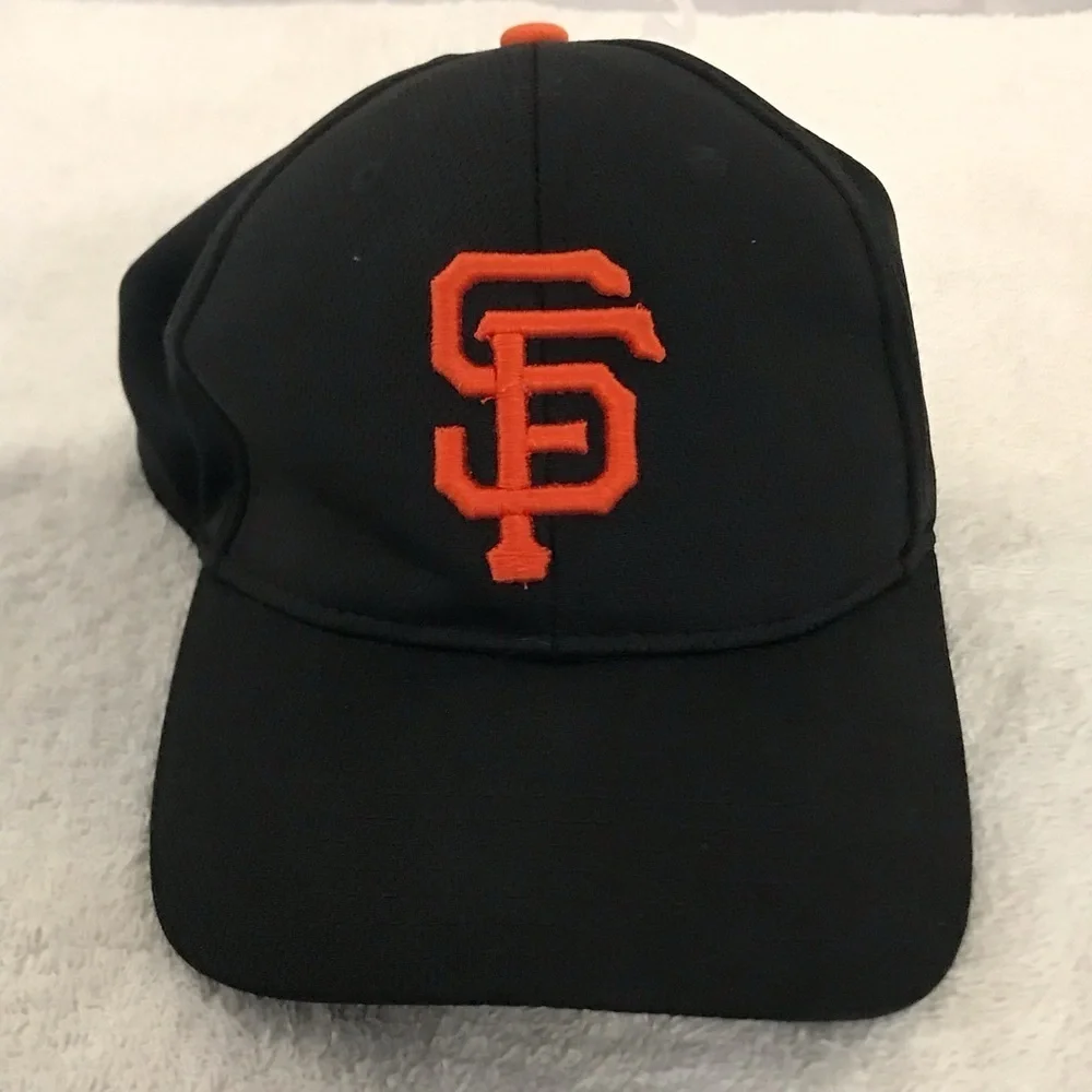 OC Sport's Kids MLB San Francisco Giants Adjustable Black & Orange Baseball Cap